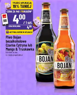 Polomarket Piwo Bojan bezalkoholowe Czarna Cytryna lub Mango & Truskawka oferta