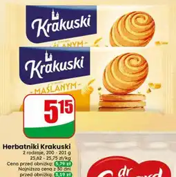 Dino Herbatniki Krakuski 2 rodzaje oferta