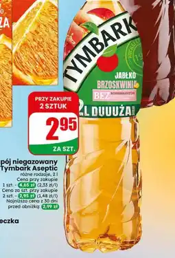 Dino Napój niegazowany Tymbark Aseptic różne rodzaje oferta