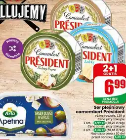 Dino Ser pleśniowy camembert Président oferta