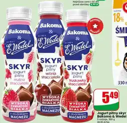 Dino Jogurt pitny skyr Bakoma & Wedel 3 rodzaje oferta