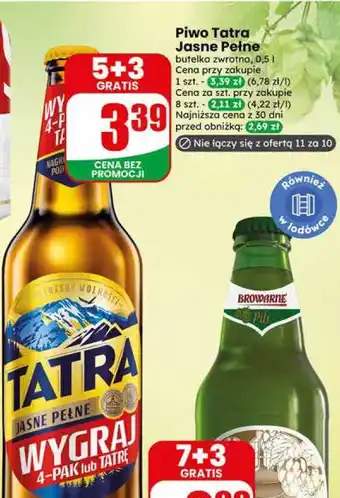 Dino Piwo Tatra Jasne Pełne oferta