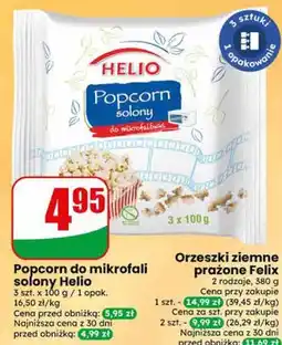 Dino Popcorn do mikrofali solony Helio oferta