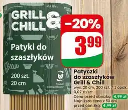 Dino Patyczki do szaszłyków Grill & Chill oferta