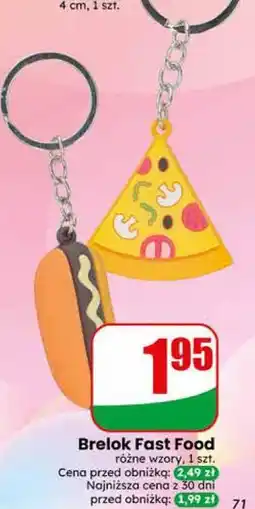 Dino Brelok Fast Food różne wzory, 1 szt oferta