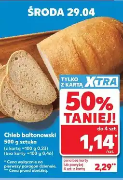 Kaufland Chleb baltonowski 500 g sztuka oferta