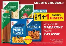 Kaufland WSZYSTKIE MAKARONY MARKI K-CLASSIC oferta
