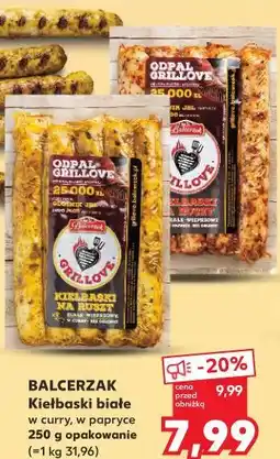 Kaufland BALCERZAK Kiełbaski białe oferta