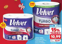 Kaufland Ręcznik papierowy 2-warstwowy, 3-warstwowy 2/1 szt. opakowanie Velvet Turbo oferta