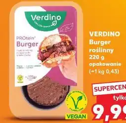 Kaufland VERDINO Burger roślinny 220 g opakowanie oferta