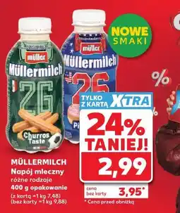 Kaufland MÜLLERMILCH Napój mleczny różne rodzaje 400 g opakowanie oferta