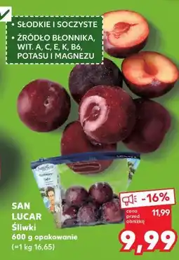 Kaufland SAN LUCAR Śliwki oferta