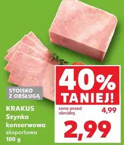 Kaufland KRAKUS Szynka konserwowa eksportowa oferta