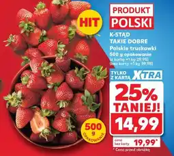 Kaufland K-STĄD TAKIE DOBRE Polskie truskawki oferta