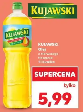 Kaufland KUJAWSKI Olej z pierwszego tłoczenia 1 l butelka oferta