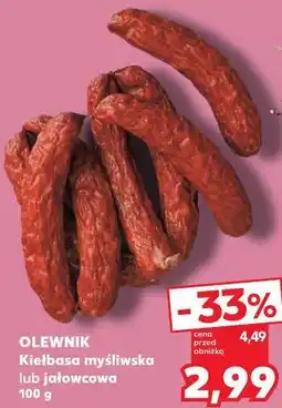 Kaufland Kiełbasa myśliwska lub jałowcowa OLEWNIK oferta