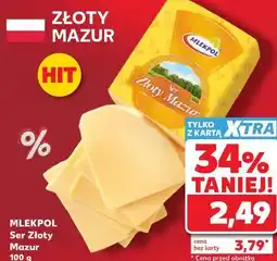 Kaufland MLEKPOL Ser Złoty Mazur oferta