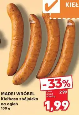 Kaufland MADEJ WRÓBEL Kiełbasa zbójnicka na ogień oferta