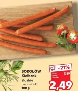 Kaufland SOKOŁÓW Kiełbaski śląskie bez osłonki oferta
