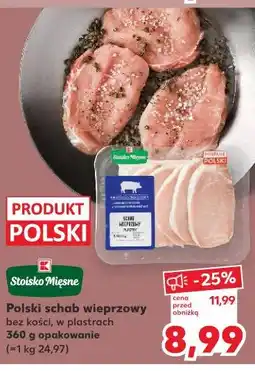 Kaufland Polski schab wieprzowy bez kości, w plastrach oferta
