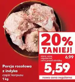 Kaufland Porcja rosołowa z indyka część korpusu oferta