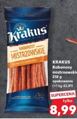 Kaufland KRAKUS Kabanosy mistrzowskie oferta