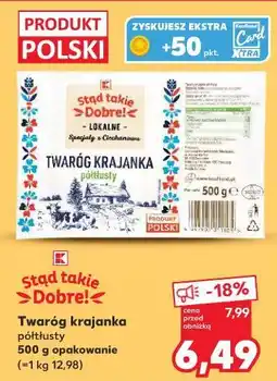 Kaufland Twaróg krajanka półtłusty oferta