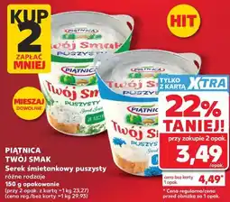 Kaufland Serek śmietankowy puszysty różne rodzaje oferta