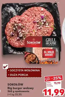 Kaufland Big burger wołowy oferta