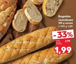 Kaufland Bagietka czosnkowa 155 g sztuka oferta