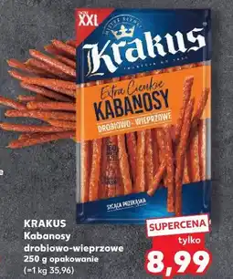 Kaufland KRAKUS Kabanosy drobiowo-wieprzowe oferta