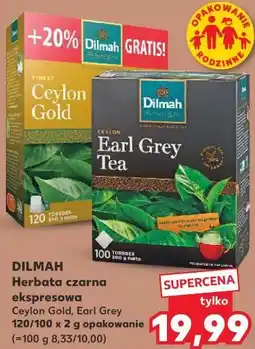 Kaufland Herbata czarna ekspresowa DILMAH oferta