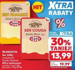 Kaufland Ser żółty w plastrach, Gouda, Edamski oferta