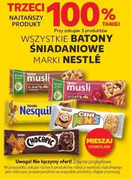 Kaufland WSZYSTKIE BATONY ŚNIADANIOWE MARKI NESTLÉ oferta
