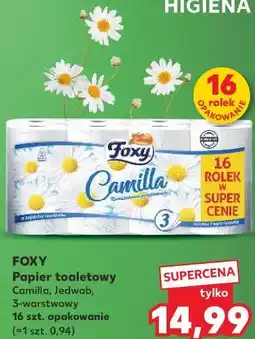 Kaufland Foxy Papier toaletowy Camilla, Jedwab, 3-warstwowy oferta