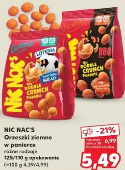 Kaufland NIC NAC'S Orzeszki ziemne w panierce oferta