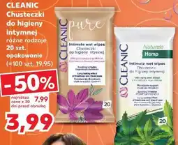 Kaufland CLEANIC Chusteczki do higieny intymnej różne rodzaje 20 szt oferta