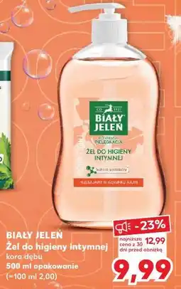 Kaufland BIAŁY JELEŃ Żel do higieny intymnej kora dębu oferta