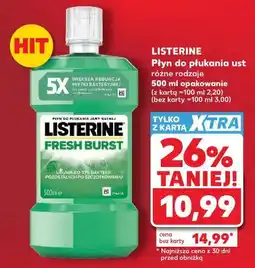 Kaufland LISTERINE Płyn do płukania ust różne rodzaje oferta