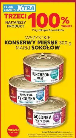 Kaufland WSZYSTKIE KONSERWY MIĘSNE 300 g MARKI SOKOŁÓW oferta