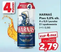 Kaufland HARNAŚ Piwo 5,8% alk. 4 x 0,5 l puszka oferta