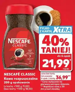 Kaufland NESCAFÉ CLASSIC Kawa rozpuszczalna 200 g opakowanie oferta