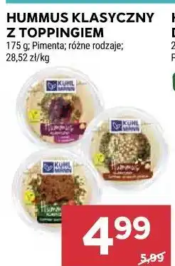 Stokrotka HUMMUS KLASYCZNY Z TOPPINGIEM oferta