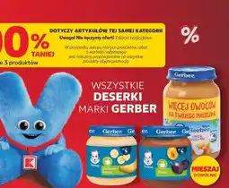 Kaufland WSZYSTKIE DESERKI MARKI GERBER oferta