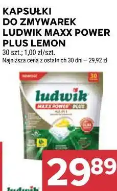 Stokrotka KAPSUŁKI DO ZMYWAREK LUDWIK MAXX POWER PLUS LEMON oferta