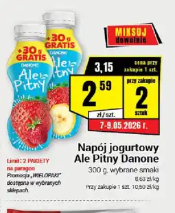 Premium Nasz Sklep Danone Napój jogurtowy Ale Pitny oferta