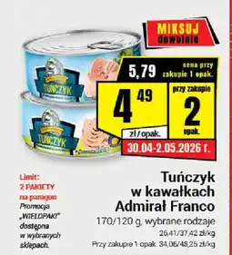 Premium Nasz Sklep Tuńczyk w kawałkach Admirał Franco oferta