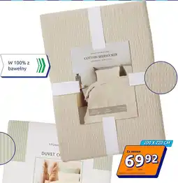 Action Poszewka na kołdrę Marszczona lub w paski 200 x 220 cm oferta