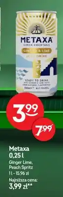 Żabka Metaxa Greek Cocktails Ginger Lime Long Drink oferta