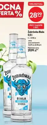 Żabka Wódka Żubrówka Biała Limited Edition oferta